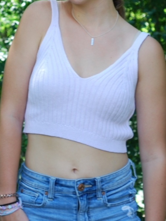 Aerie purple knitted tanktop - Picture 1 of 1